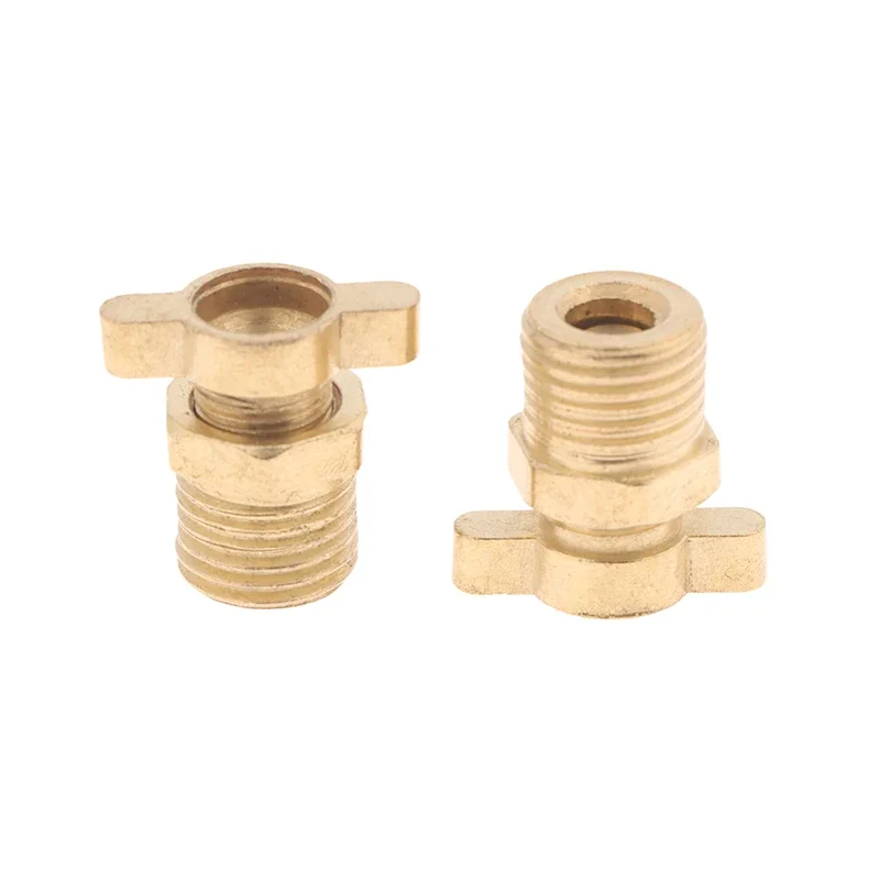 Set of 3, 1/4-inch Brass Drain Valve for Air Compressors, Ideal for Screw Compressor Tools