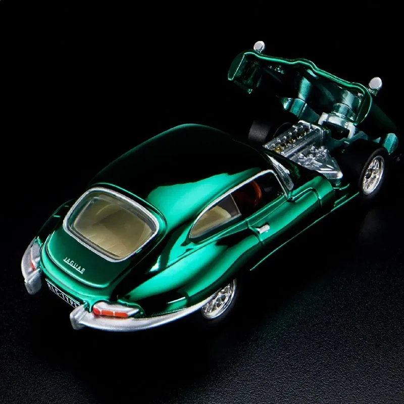 2023 Hot Wheels Red Line RLC 1964 Jaguar E-Type Green 1:64 Diecast Vehicle Collection Car Model Toy