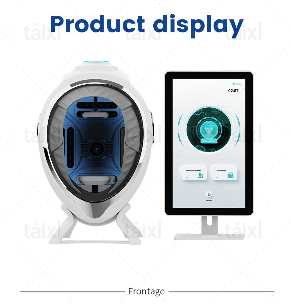 

AI Skin Master 3D Pro - 12 Spectrum Facial Analyzer with UV/RGB Detection for Pores Acne Redness & Moisture Testing