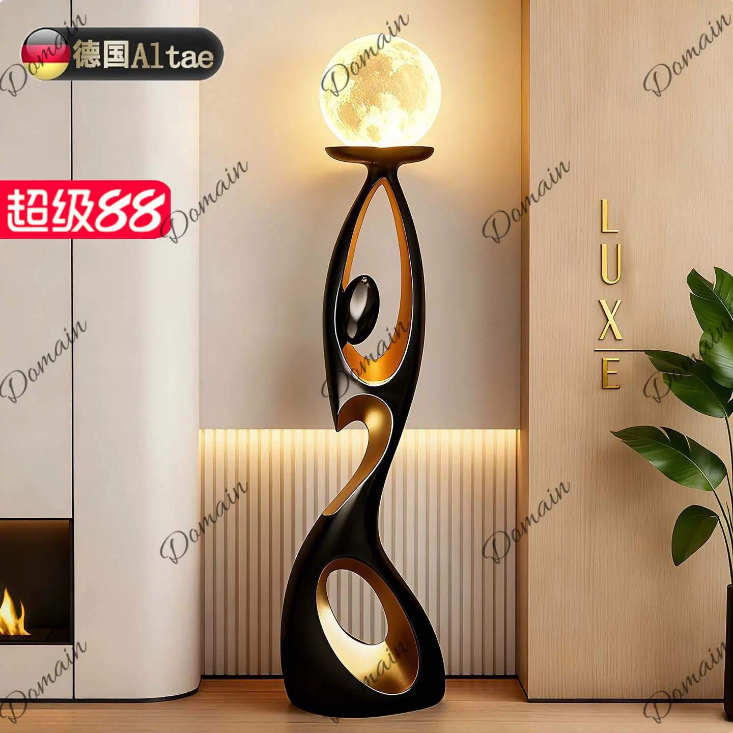 Large ornaments, artistic ornaments beside living room TV cabinets, light luxury high-end home decor and gifts for new homes