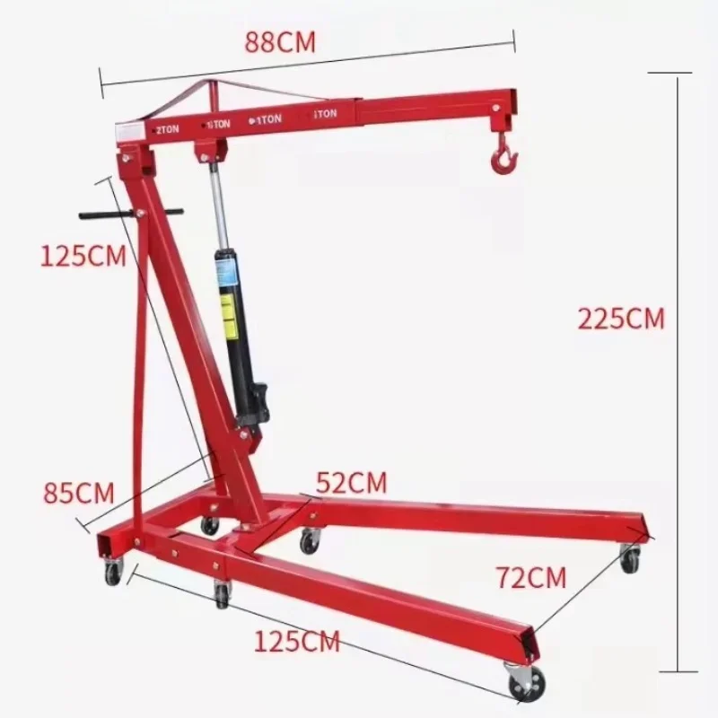 

Engine Crane Hydraulic 3 Tons Engine Crane Hoist Hydraulic Lift Small Portable Lifting Crane Products