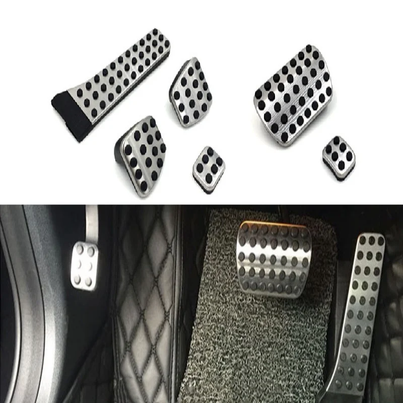 Gas Throttle Brake Pedal Cover for Mercedes Benz C-Class 15-19 E/GLC-Class 16-19