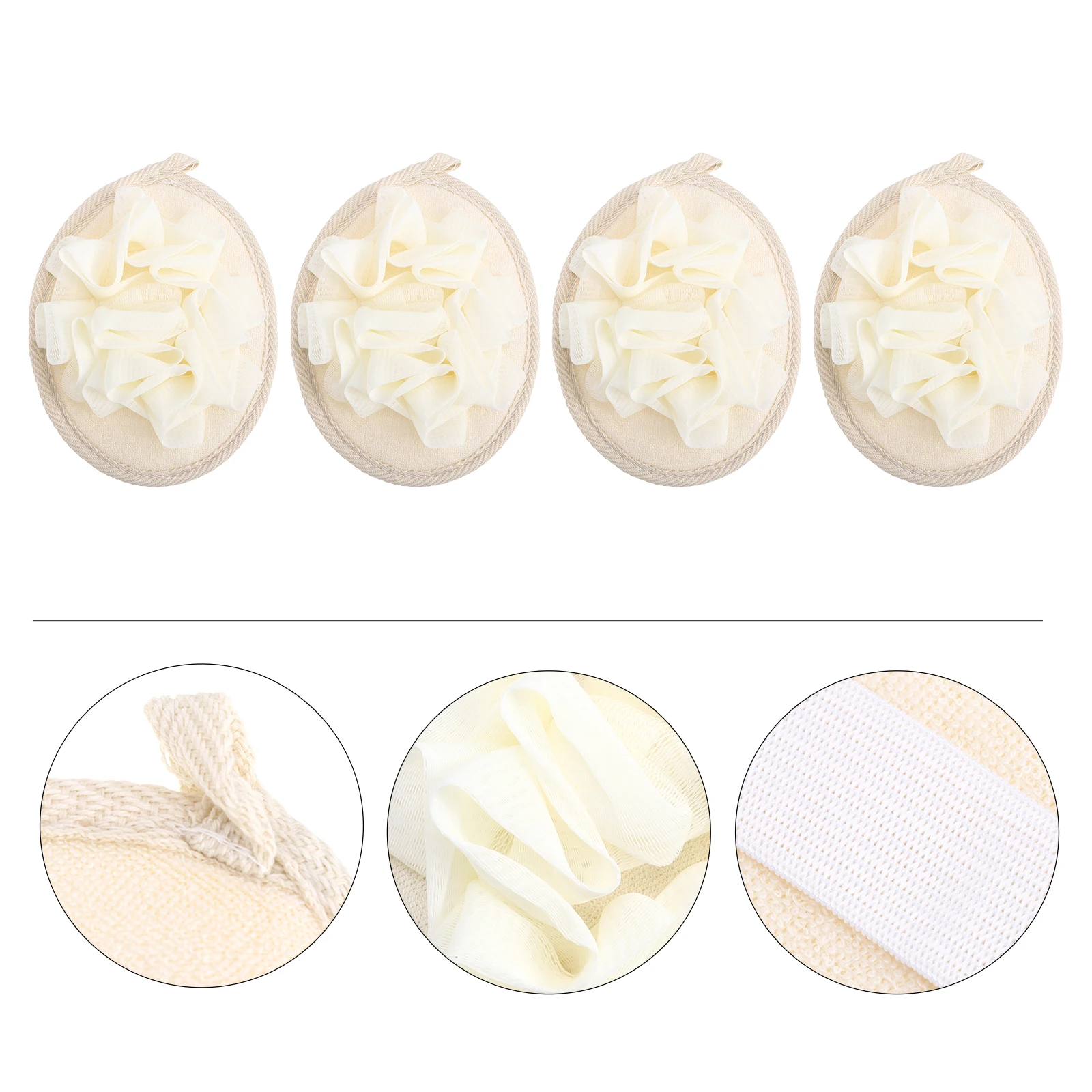 

Exfoliating Body Scrubber Bath Flower Wiping Shower Ball Bubble Machine Sponges