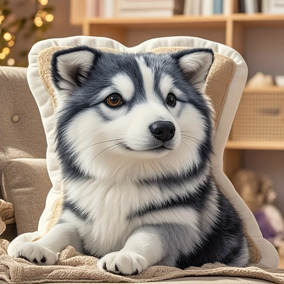 Customized 3D printed pillows, personalized cat and dog photos, cushions, pet enthusiasts' commemorative gifts