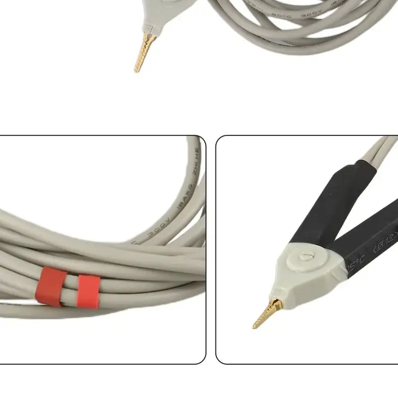 LCR Meter Test Cable with Kelvin Clip and Banana Designed for Precision Power Equipment Testing and Low Resistance Contact
