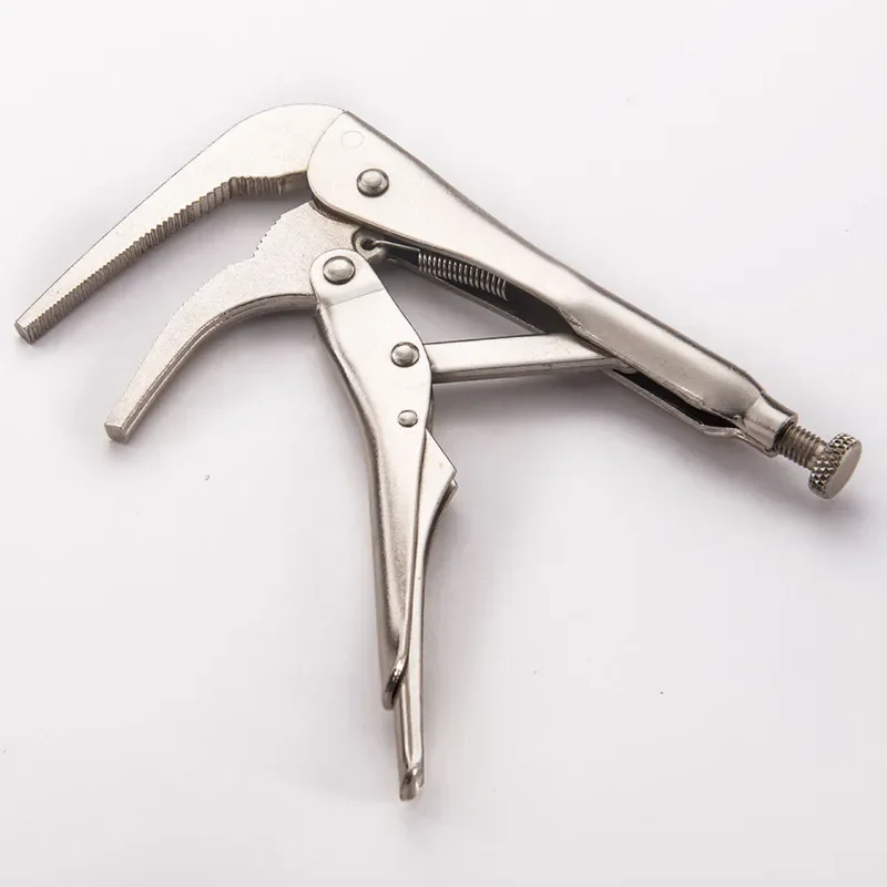 vice grip plier wrench alicate de bloqueio do nariz frisar aco 90 01