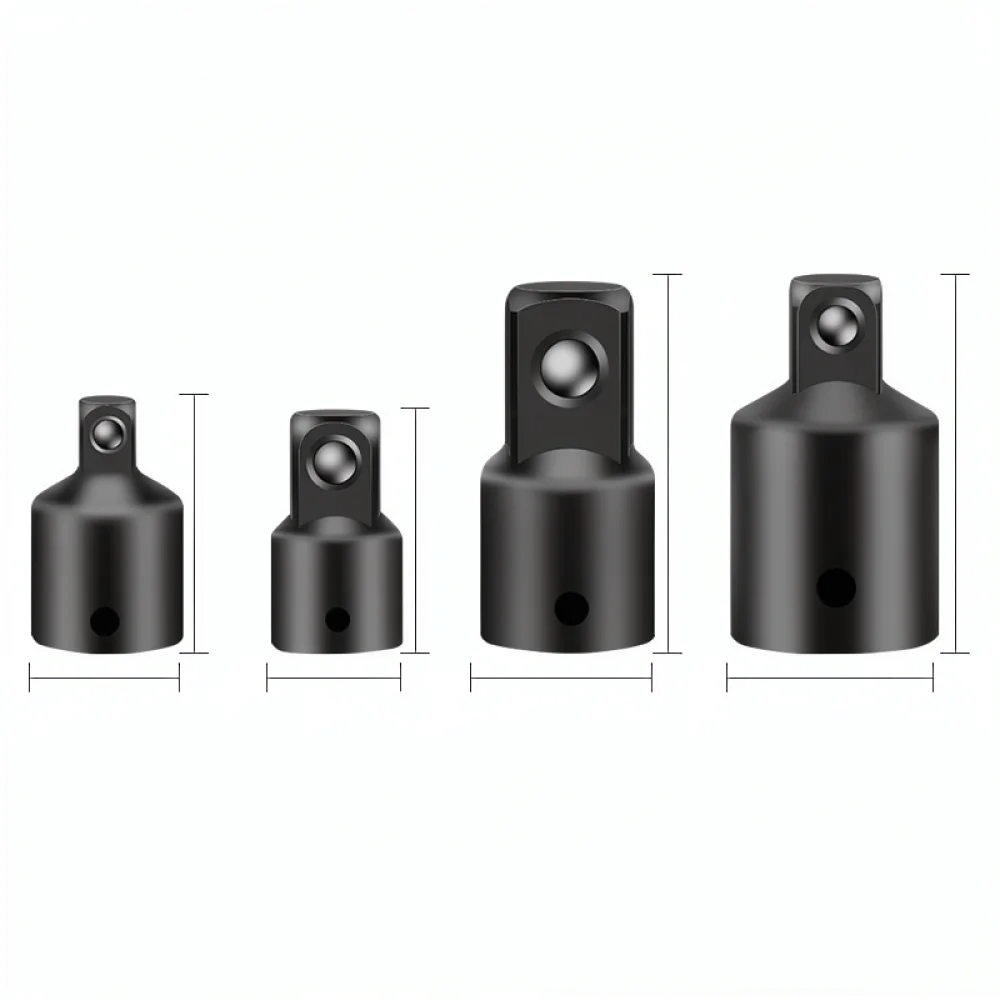 Chrome Vanadium Socket Adapter Set Drive Converter Reducer For Ratchet Wrench Mechanic Hand Tool Auto Repair Parts
