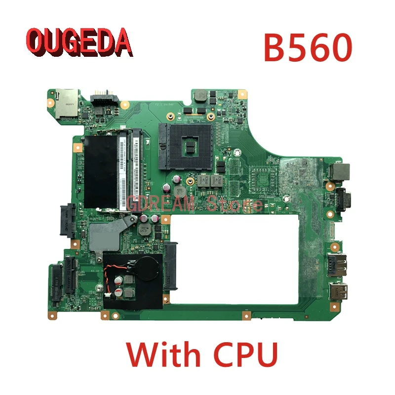 

OUGEDA 48,4jw06. 011 10203-1 LA56 для ноутбука Lenovo B560 материнская плата HM55 HD DDR3 с процессором, основная плата, полный тест