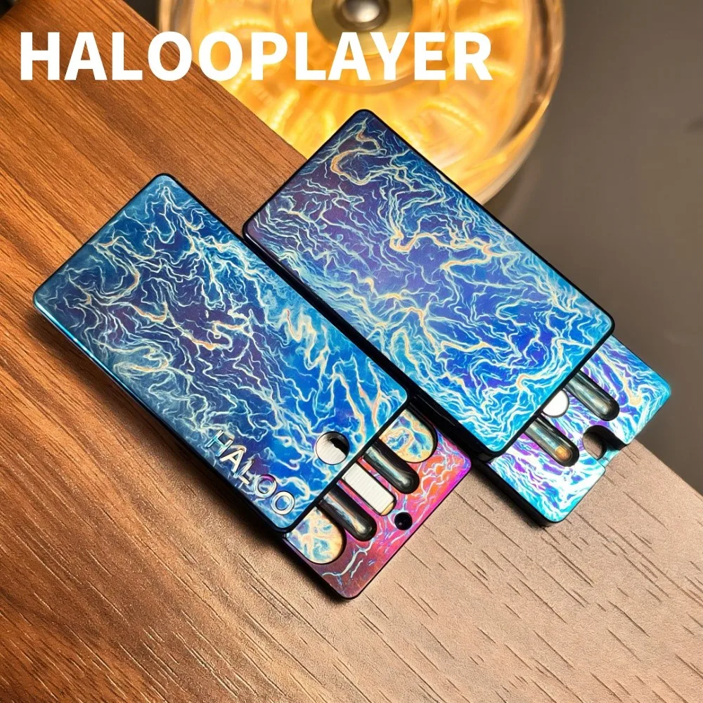 HALOOPLAYER 스톰 티타늄 피젯 슬라이더 불안 완화 장난감 사무실 책상 액세서리 휴대용 사무실 피젯 장난감 성인용