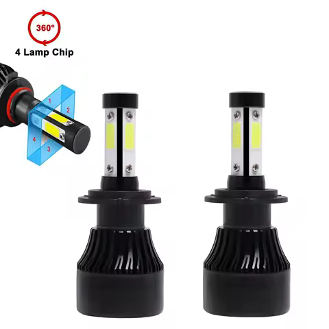 Led H7 Car Headlight H1 H3 H4 H11 H8 H9 H13 9005 HB3 9006 HB4 9007 9003 120W 20000LM 6000K Auto Headlamp Fog Light Bulbs