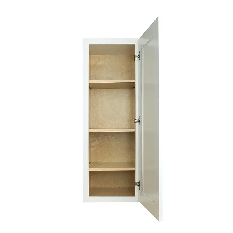 

Настенный кухонный шкаф Fabiani Design 12 дюймов. Ш х 12 дюймов. Г х 42 дюйма. H в шейкере белого цвета, готовый к сборке