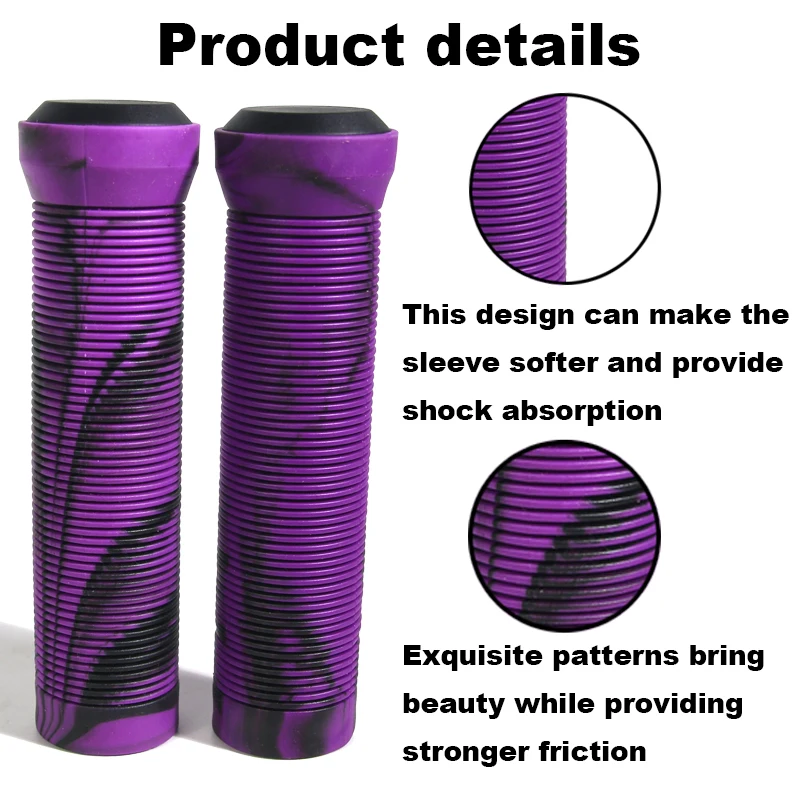 125mm*22.2mm Bicycle Handlebar Grips Shockproof Bicycle Handle Cover MTB Anti-Slip Bike Cuffs Durable Handlebar Cover Bike Part