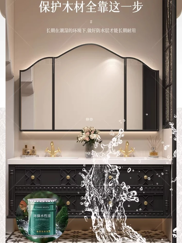 

Французский ретро-раковинный комплекс из керамической плиты с бесшовной интегрированной раковиной, тумбой для ванной и унитазом