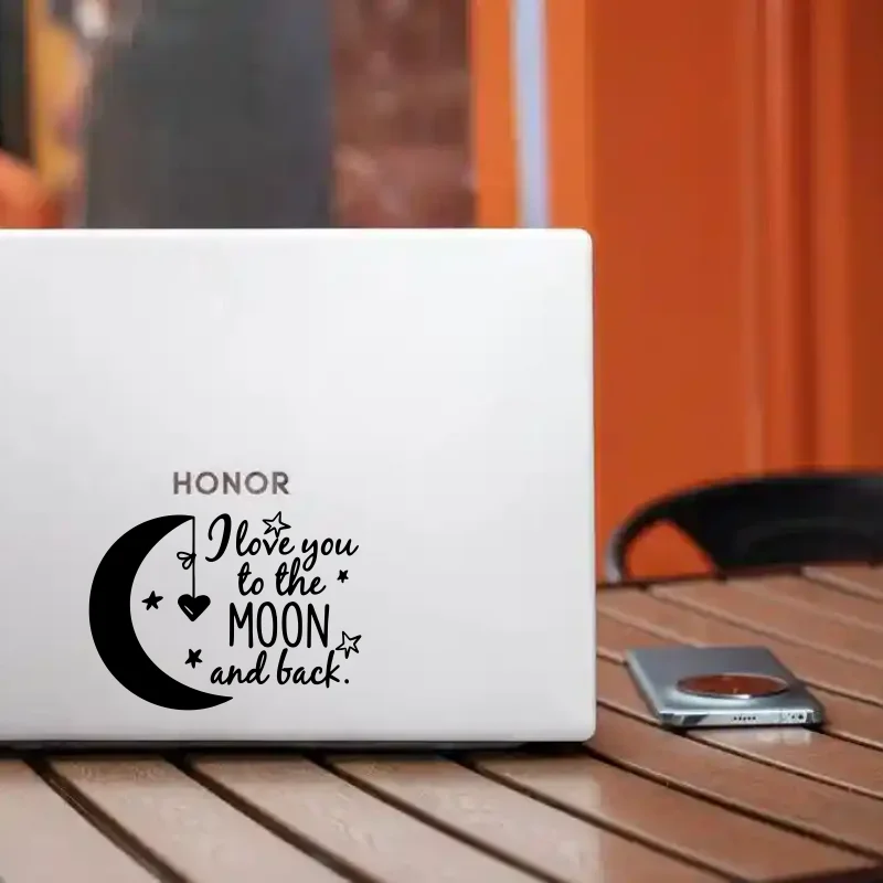 

Nursery Wall Decor I Love You to the Moon and Back Wall Sticker Quote Vinyl Decals Home Interior Decor Bedroom #578