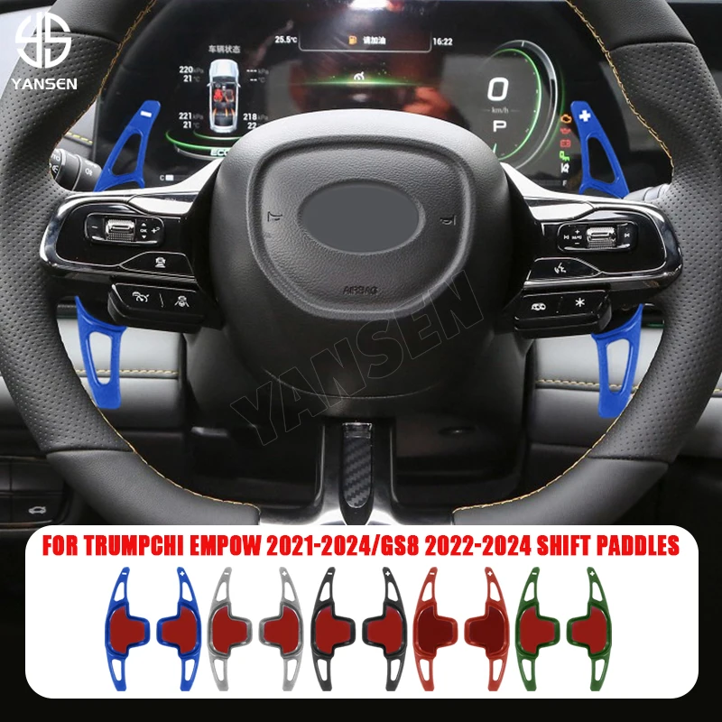 

2 pcs Car Steering Wheel Shift Paddle Extension Shifters For GAC Trumpchi Empow55 GAC GA6 GS5 GS7 GS8 2022-2024
