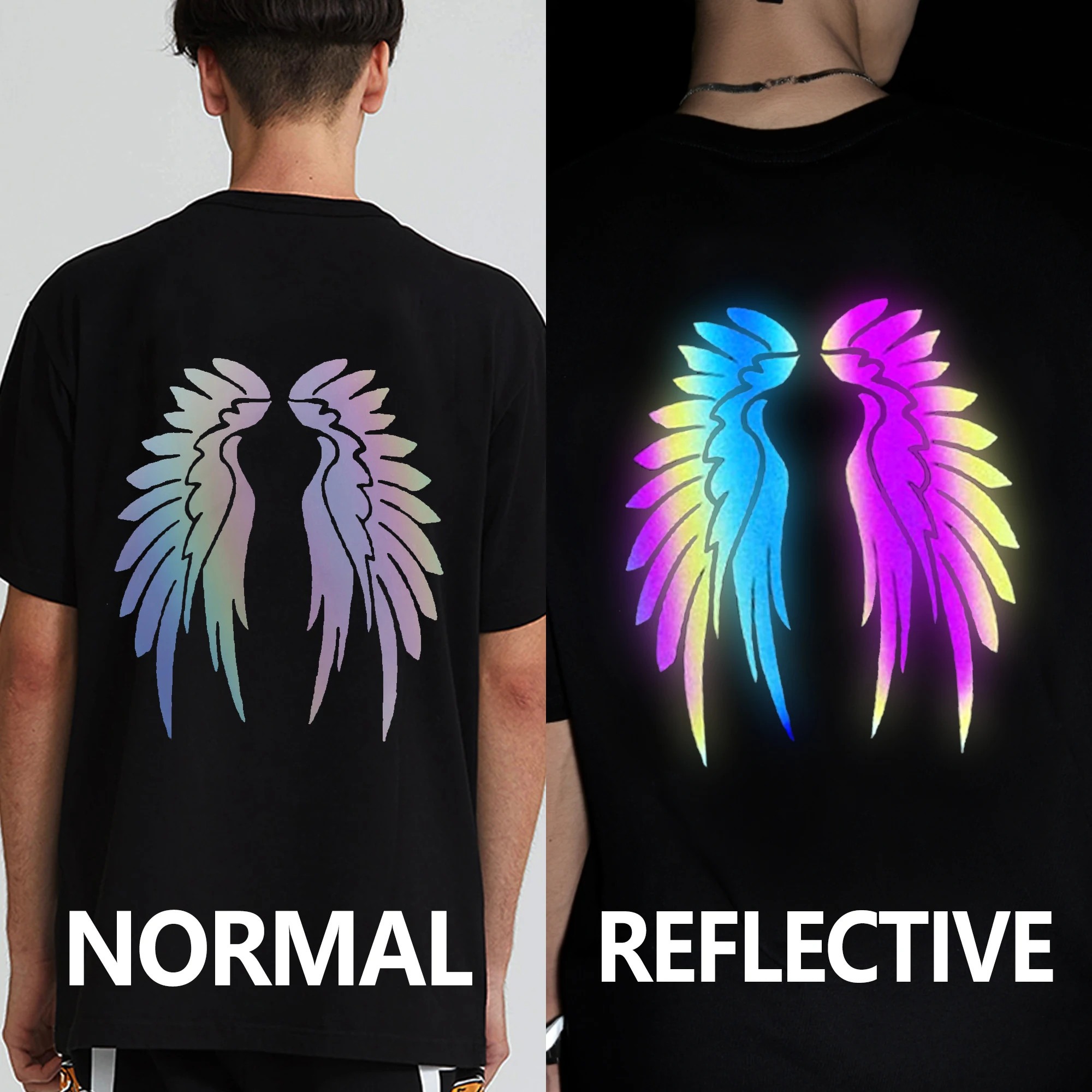 Reflective Heat Transfer Vinyl Sheets,For DIY Clothing T-Shirt Mask Jeans Backpack , Easy to Cut &Weed