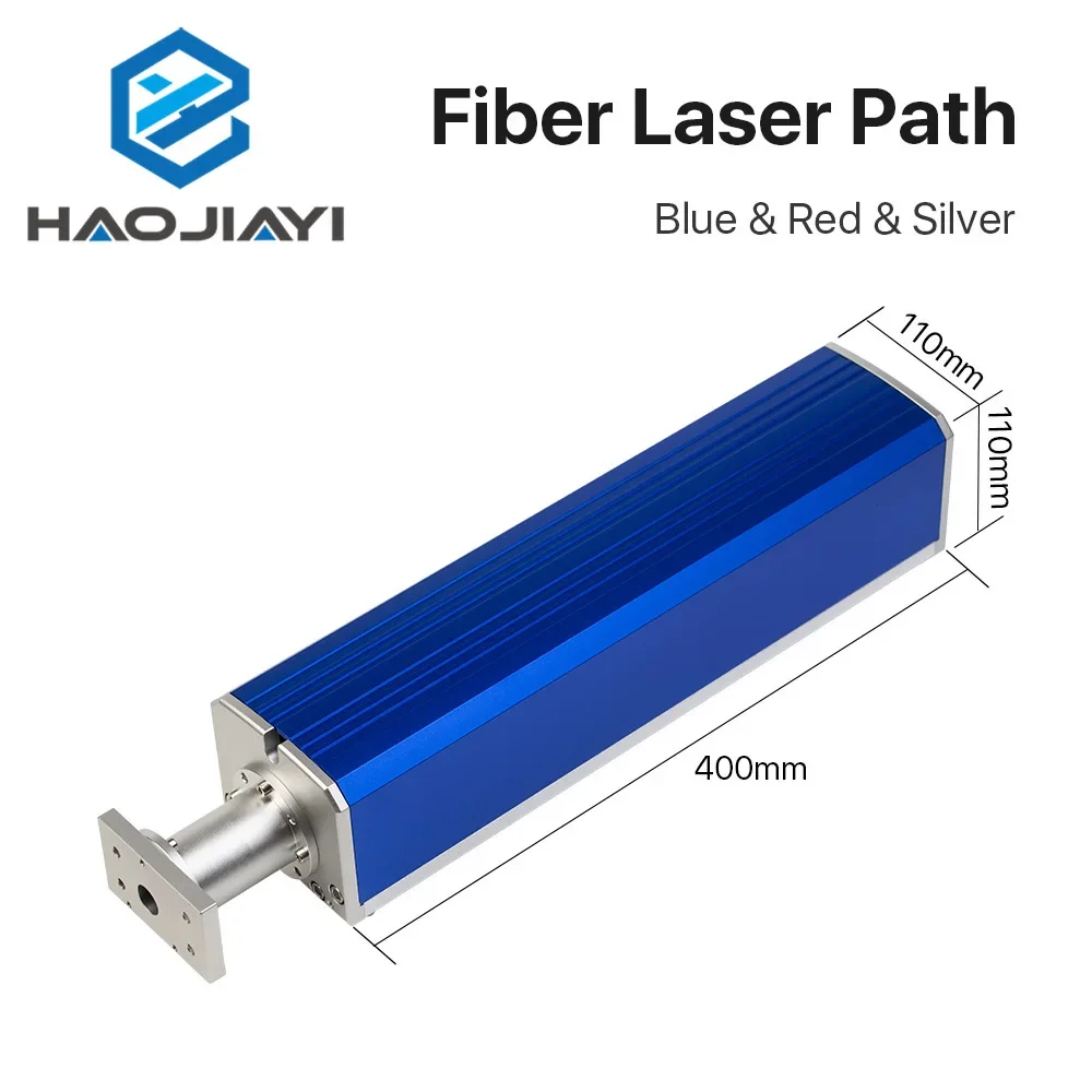 Fiber Laser Path Blue Red Silver Standard Fiber Laser Path Housing Rayucs MAX Interface for Laser Marking Machine