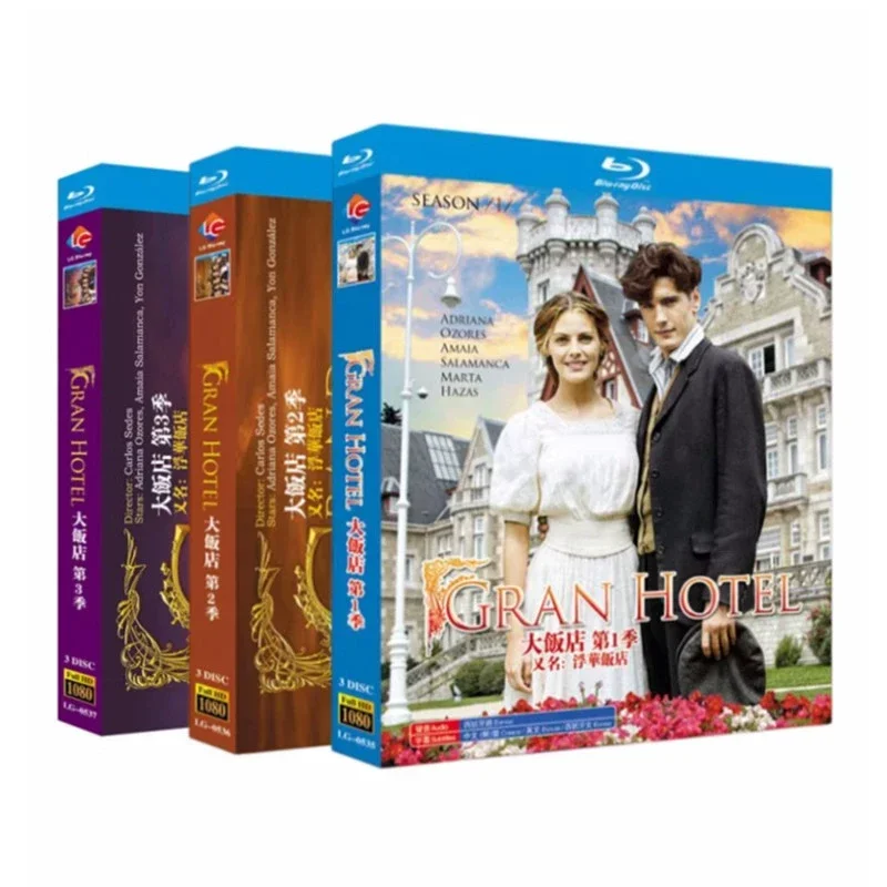

Gran Hotel Seasons 1-3 Blu-ray Disc DVD