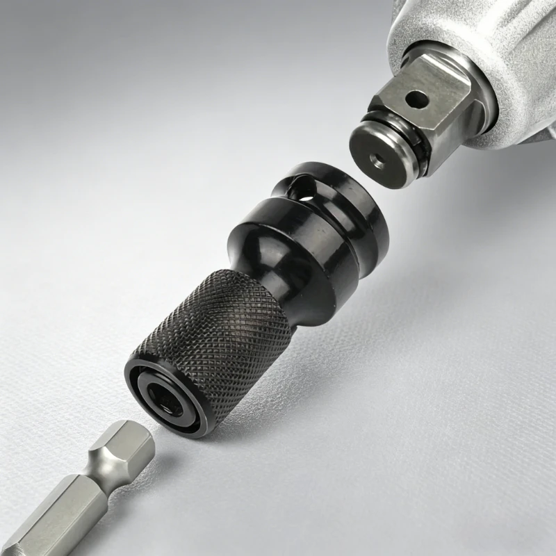 1Pc Impact Wrench to Hex Drill Adapter - 1/2
