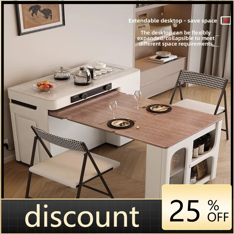 

LMM dining side cabinet integrated small apartment household retractable folding mobile multi-function