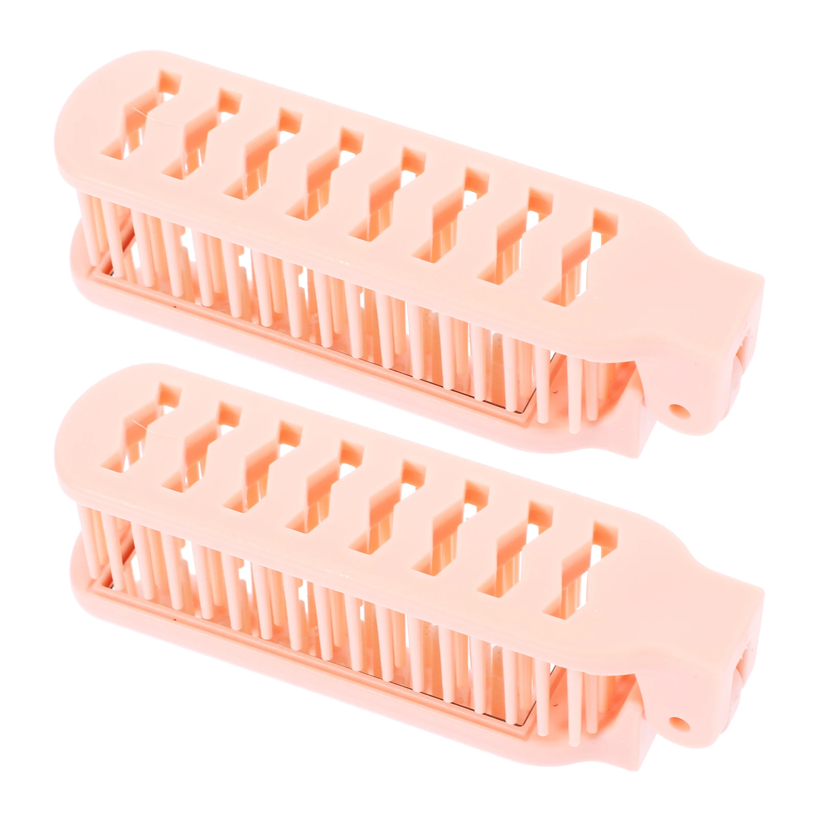 

2Pcs Compact Folding Hair Comb Small Travel Comb Portable Pocket Brush for All Hair Types Durable Design Travel Hairbrush