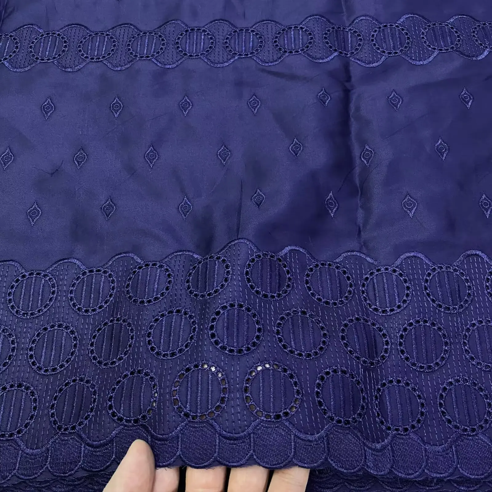 African Pure Cotton Polish Lace Fabric 2022 Nigerian Men Fabric Material For Wedding Dress Soft Nice Color For Sewing