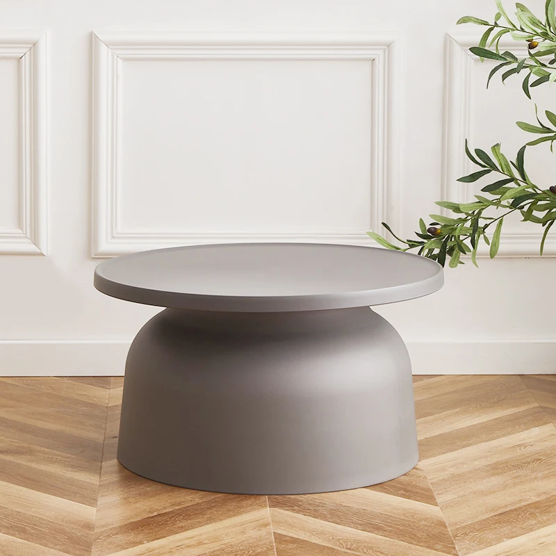 Nordic Living Room Side Table Modern Design Balcony Round Coffee Table Minimalist Hallway White Meubles De Salon Home Furniture