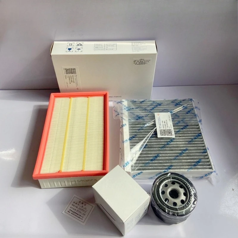 

3pcs Filter Set For Changan CS55 PLUS 1.5T Engine model: JL473ZQ7 Cabin AC Air Oil Filter Spare Parts 2021-2024