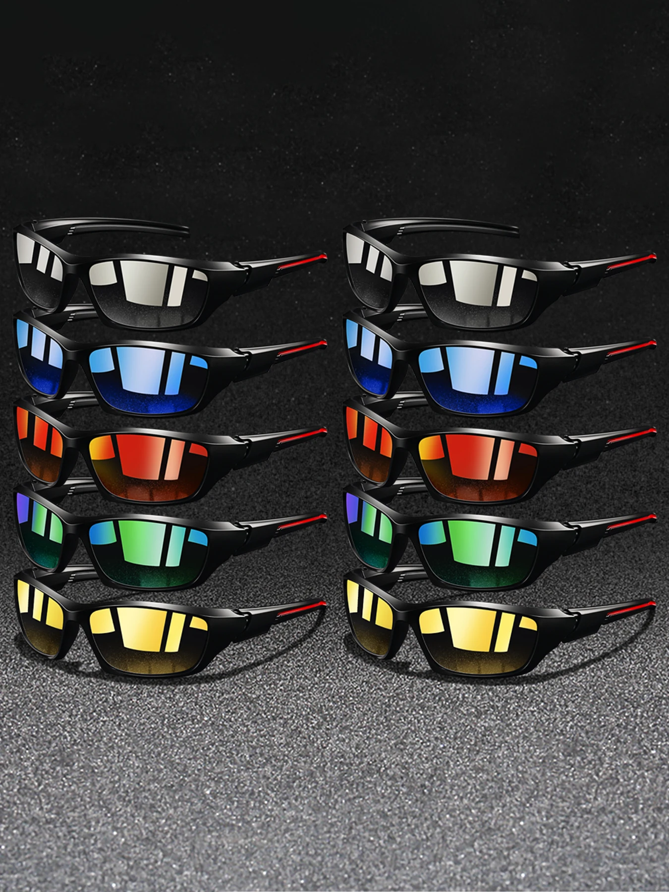 AliExpress SNQP 10PCS Fashion UV400 Safety Goggles Cycling Glasses Men Women Bike Sunglasses Bicycle MTB Eyewear Outdoor Sport Eyeglasses