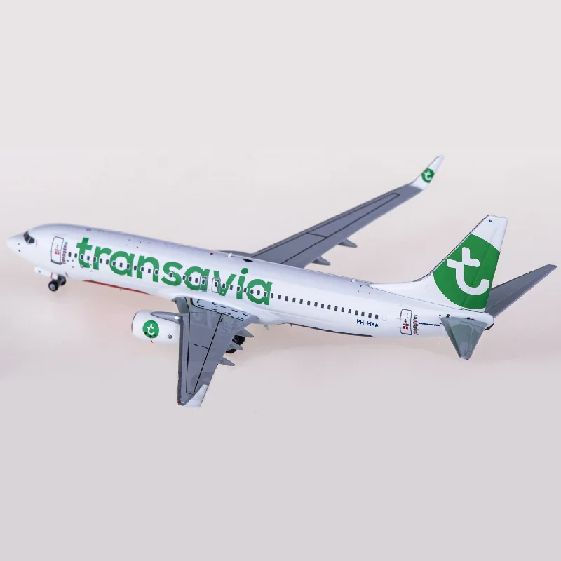 NGmodels-avión a escala de Metal para niños, escala 1:400, NG58128 Transavia Boeing 737-800 PH-HXA, modelo de Avion en miniatura de aviación fundido a presión, juguetes para niños