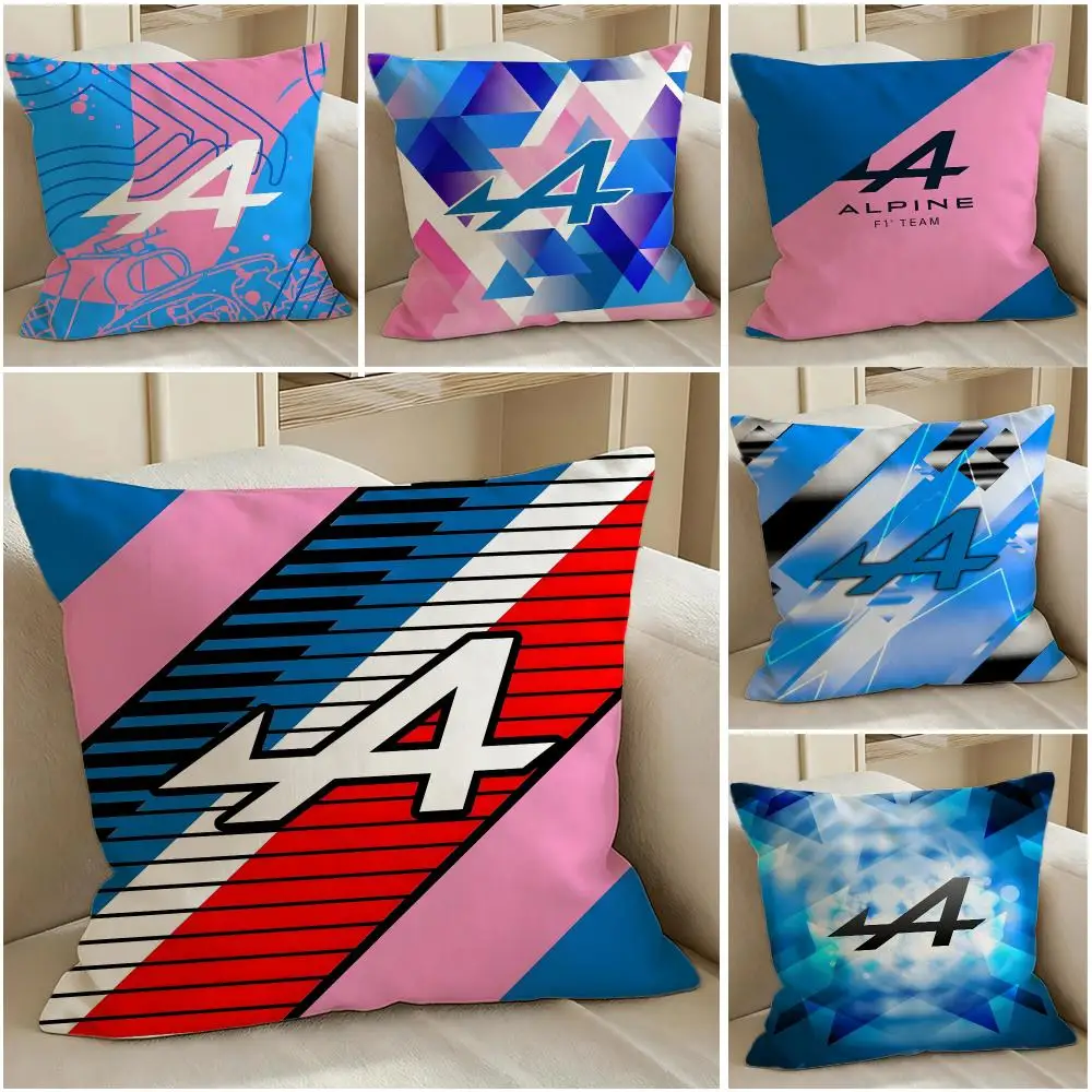 Alpines Automobiles Cushion Cover Pillow Short Plush Warm CreamStylel Cushion for Living Room Bedroom Sofa Ideal for Gifting