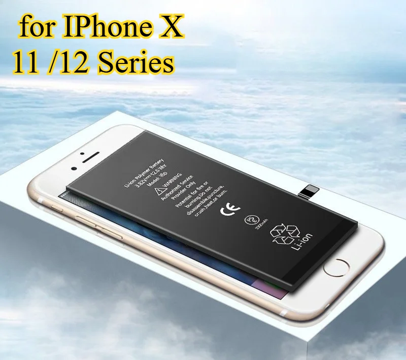 

Графеновая батарея 4700 мАч для IPhone X 11 12 серии, сменная литий-ионная встроенная батарея, совместимая с IPhone X/XS/11/12