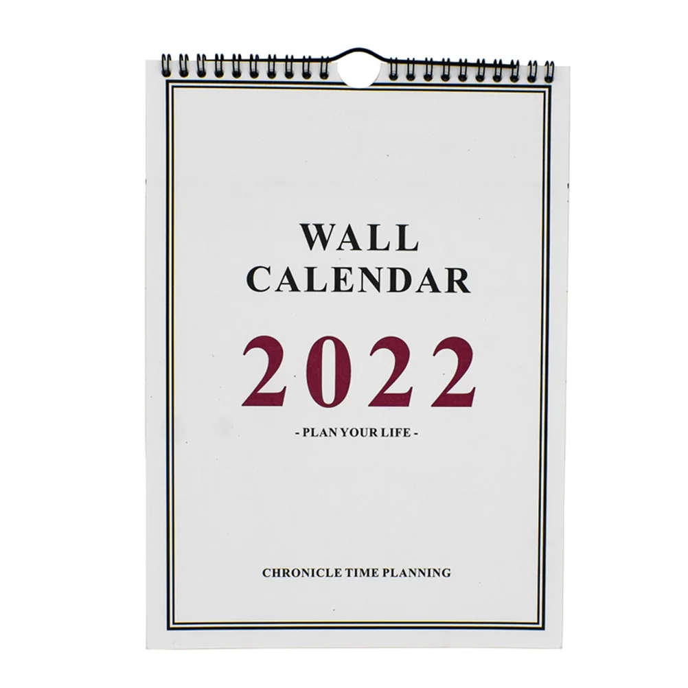 

Hand-painted Calendar Practical Small Wall Calendars Paper 2022 English Edition