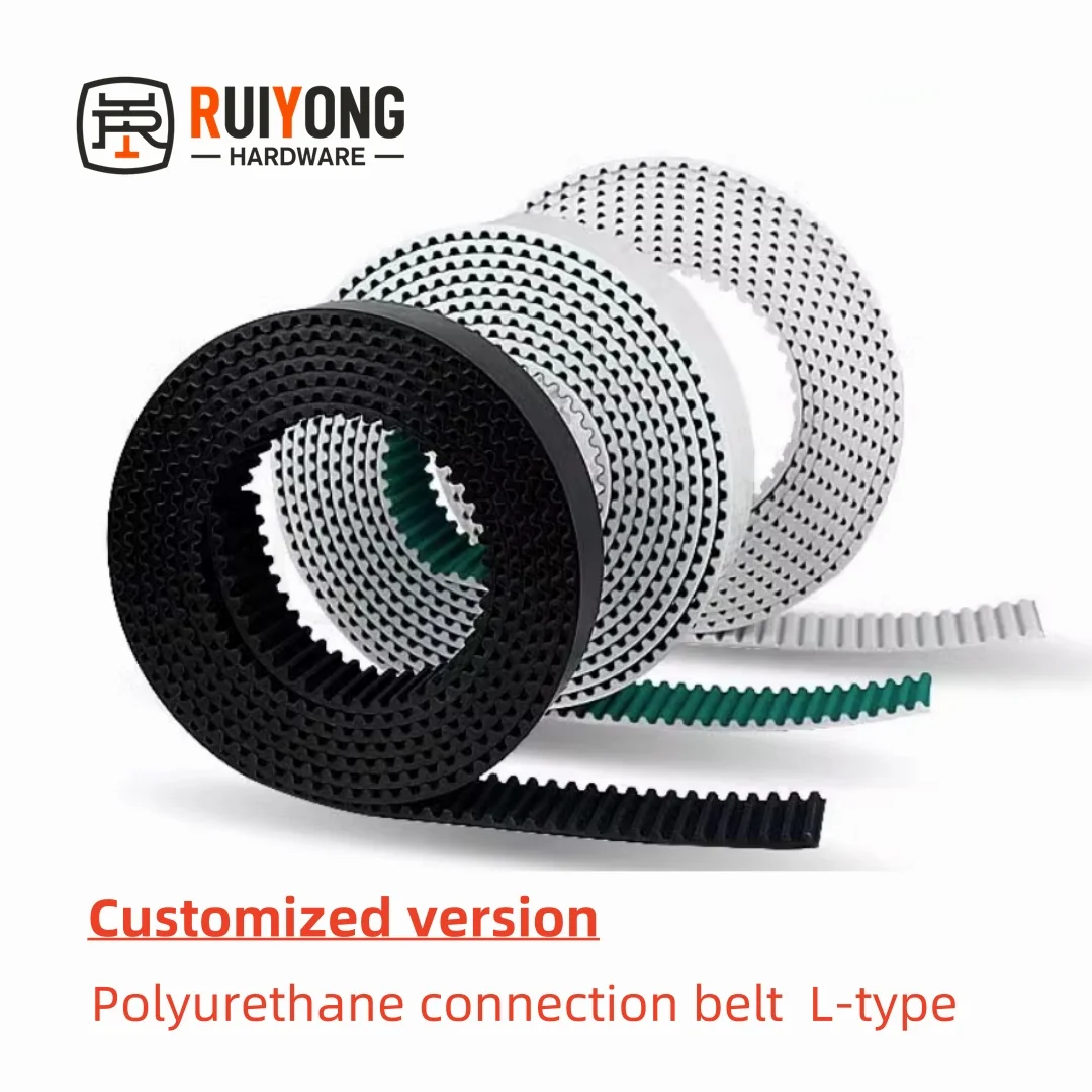 

Polyurethane connection belt L-type 25mm wide 4381.5mm perimeter Customized version