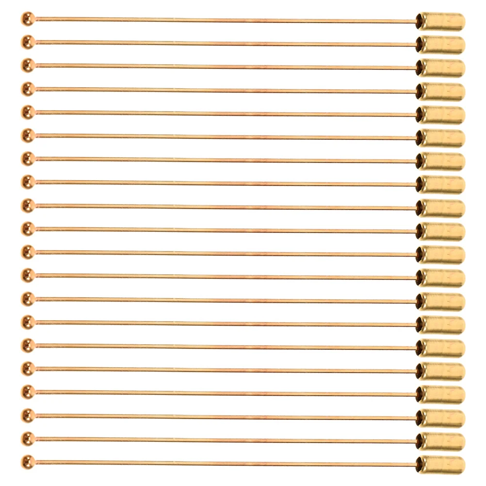 

20Pcs 90Mm Metal Brooch Pins Sturdy Lapel Stick Pins for Scarf Hat Corsage Jewelry Crafting Secure Fixing Metal Brooch Pin