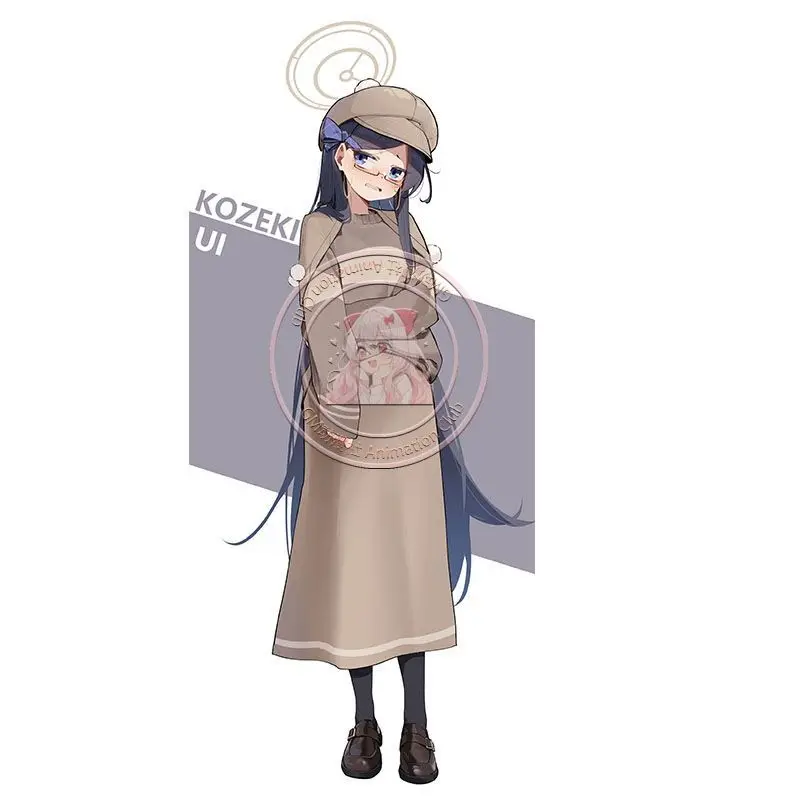 Blue Archive Asagi Mutsuki Ajitani Hifumi Anime Figure Acrylic Stand Model Plate Desk Decor Accessories Standing Christmas Gift