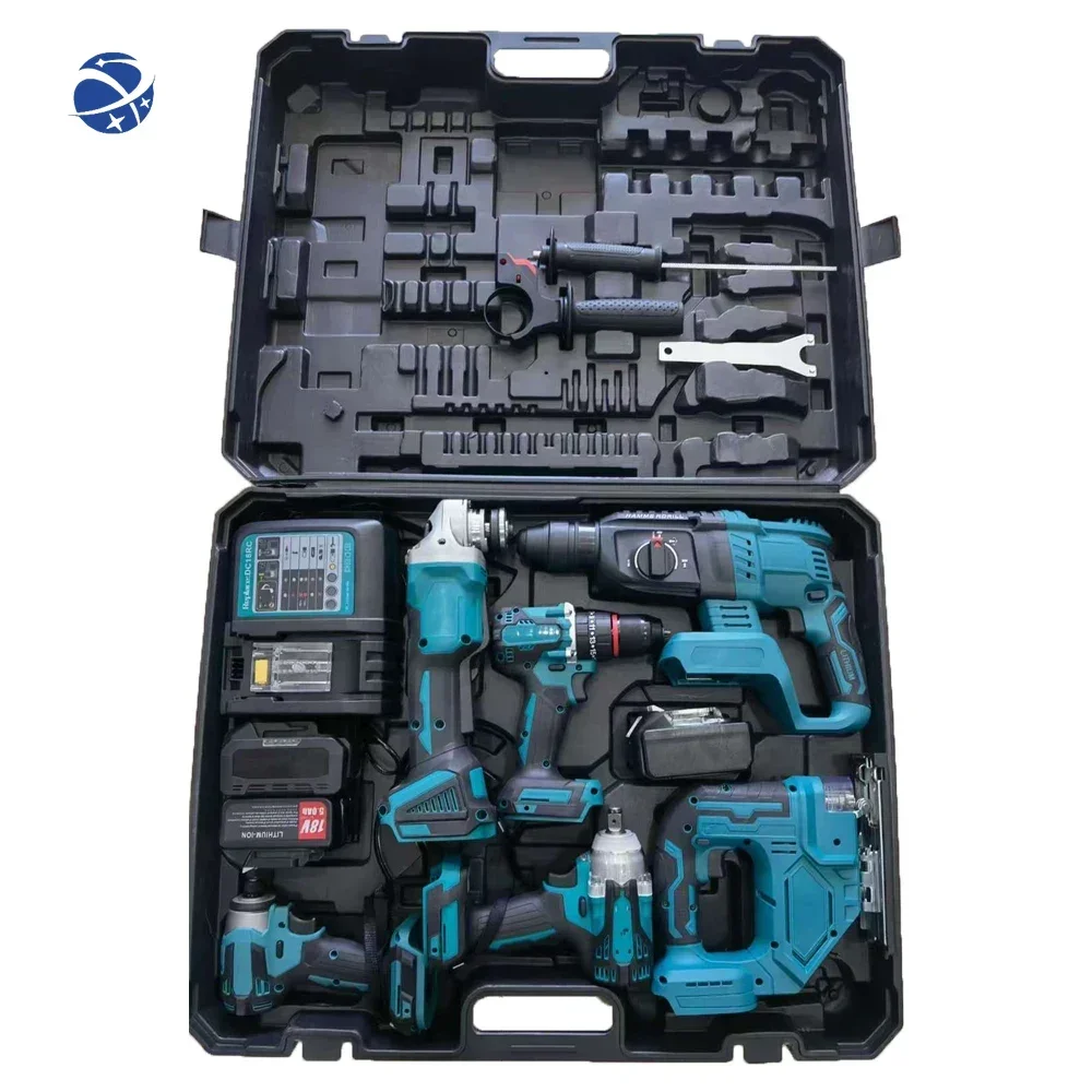 Big Discount available Sales for MKT Combo Power Tools 6 Kits Tool Set 20v Volt Cordless Drills Battery DIY