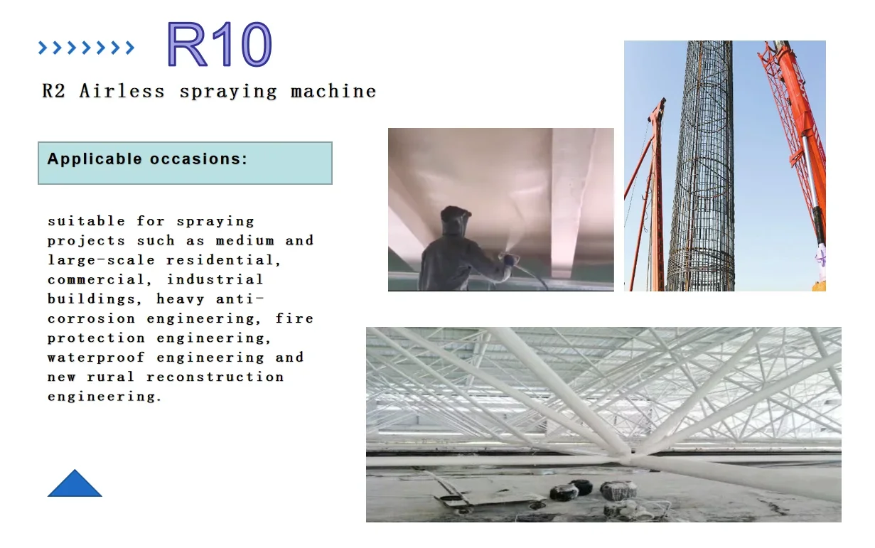 Reanin R10 Airless spuitsysteem met hoge capaciteit Airless verfmachine van hoge kwaliteit