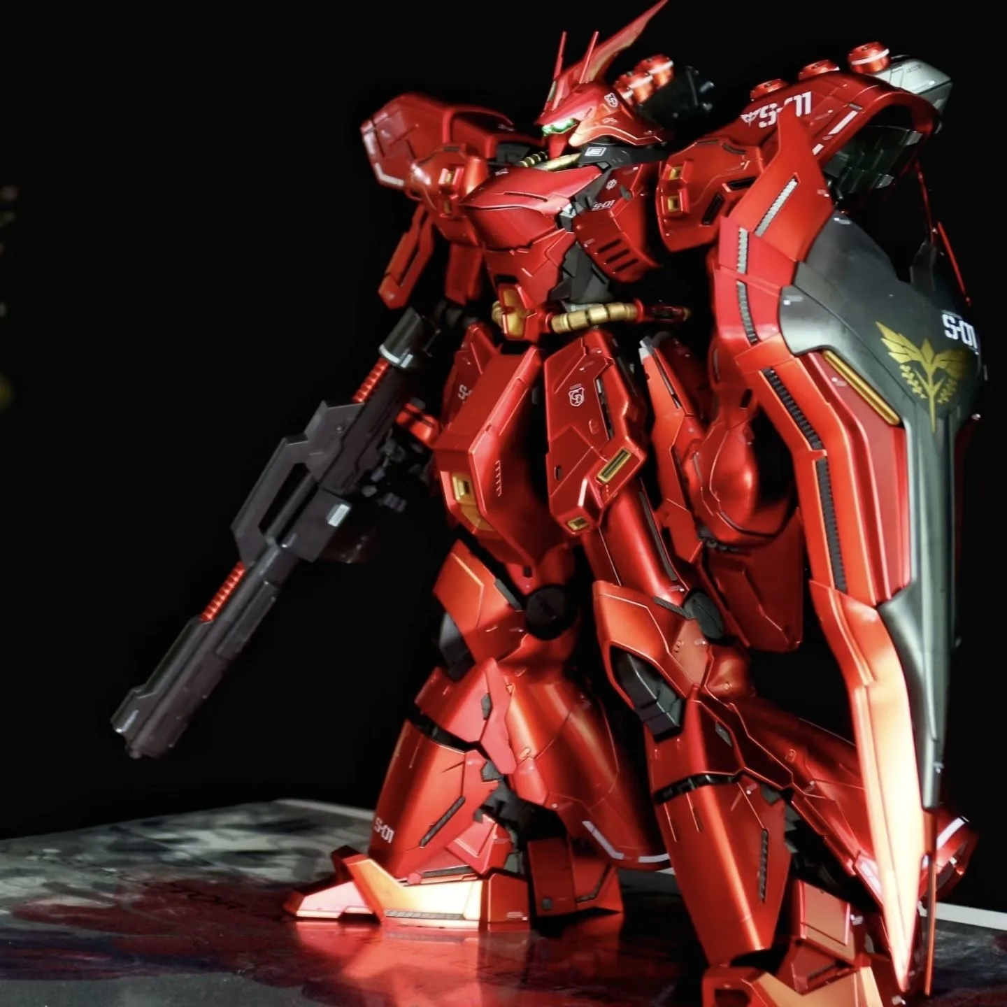 SIHAI Model SAZABI RG 1/144 MSN-04 Galvaniseren Versie Assemblage Model Kit Speelgoed Actiefiguren Robot Plastic Model Kits Gift