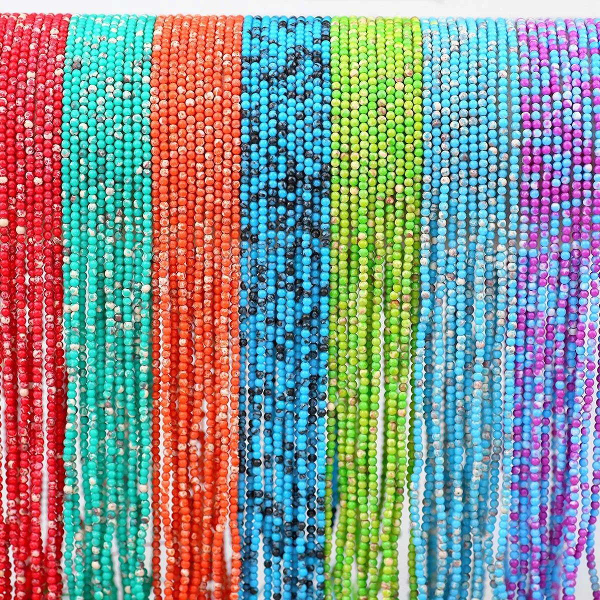 Synthetische Muschel Gold Farbe Runde Spacer Lose Perlen Edelstein 2mm Für Schmuck Machen Diy Charms Armband Halskette Zubehör 15"