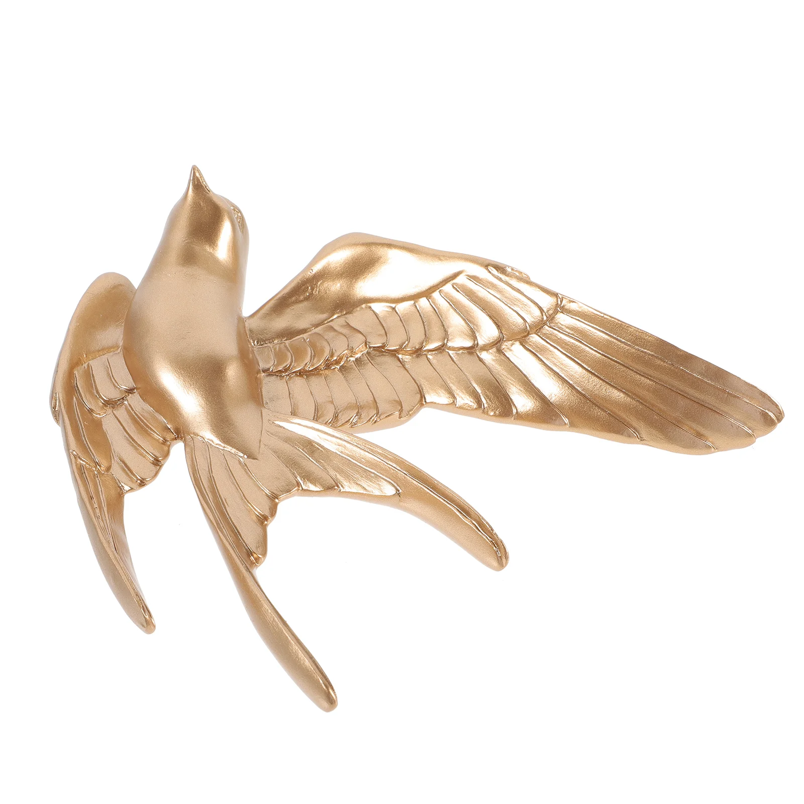 

Pendant Swallow Gold Sculptures Birds Decor Goldendoodle Ornament Crafts Hanging 3d Adornment Resin Decorative