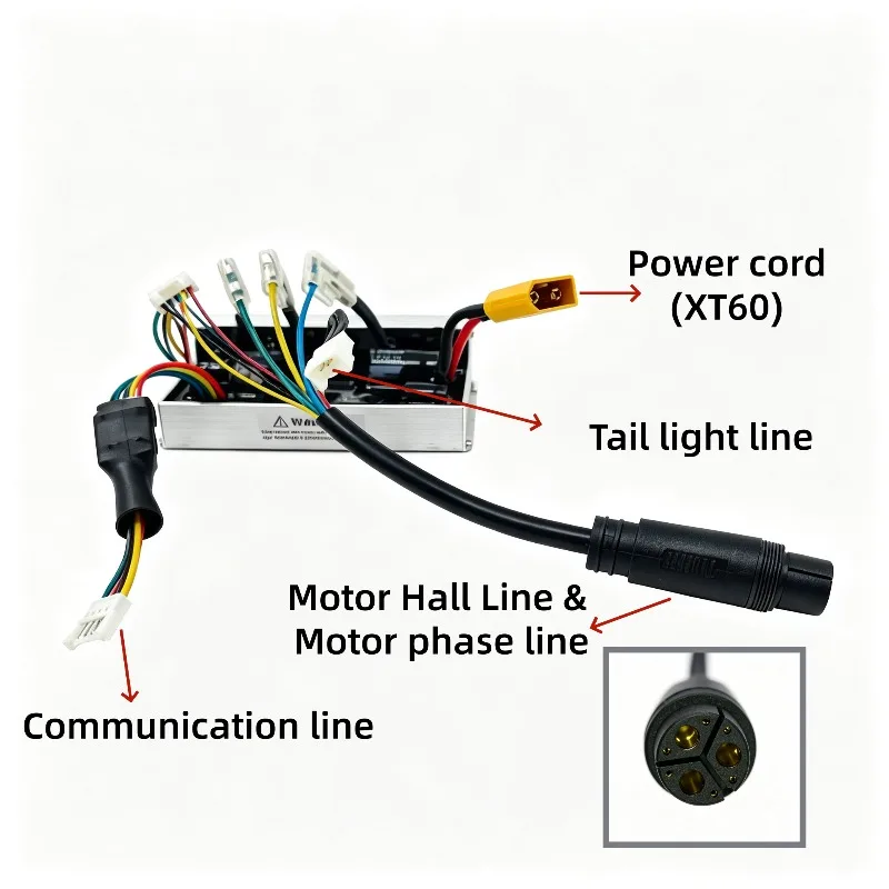 Controller Kit for Pure Air 5 Ultra Suspension Scooter, 55km/h Max Speed GSIC Tuing Kit,Motor Self-Learning,eScooter Replacement