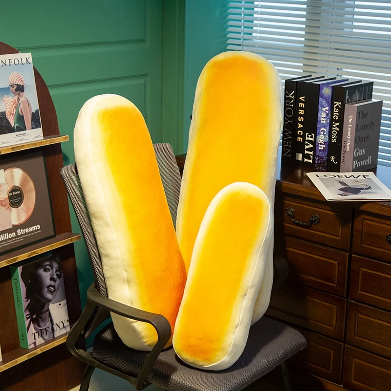 

Fake Baguette Simulation Bread Plush Toy Food Soft Lifelike Long Cake quishy Simulated Super Big Milk Bun Plush Pillow