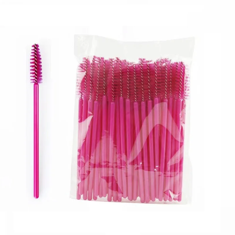 [SHIP ON 24 HOURS]50pcs/set Eyelash Brush Soft Head Eyelash Eyebrow Mascara Applicator Comb Micro Brush Makeup Brush