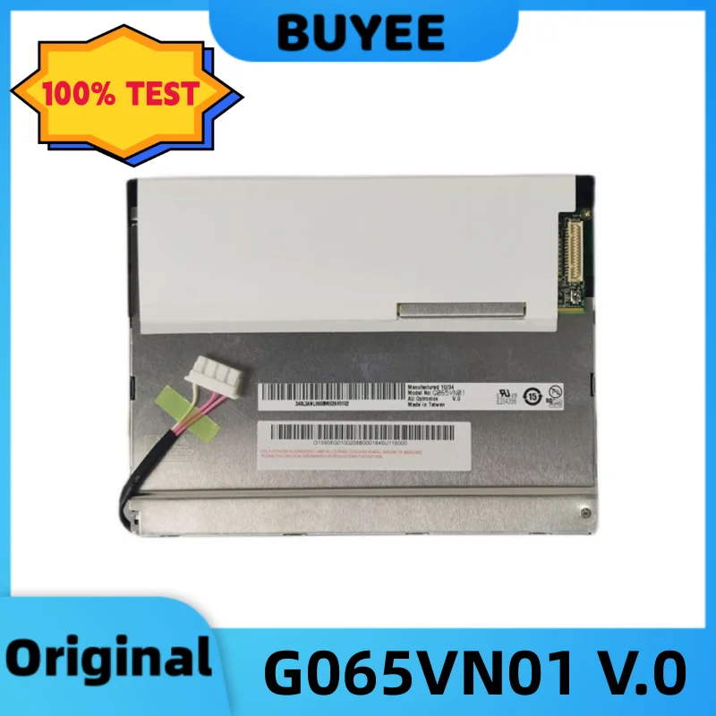 Original A+ 6.5 Inch G065VN01 V.0 LCD Display G065VN01 V0 Industrial LCD Screen Digitizer Glass Panel 100% Testing Works Well