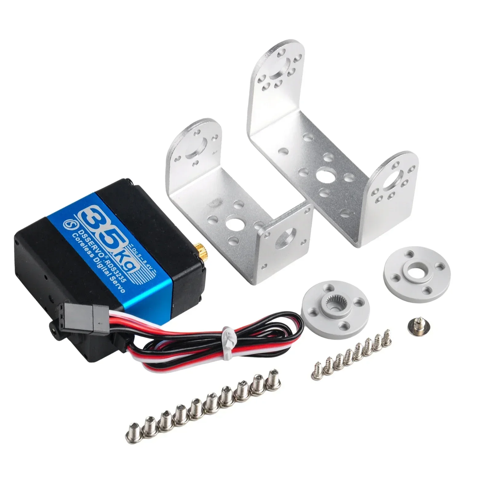 Servo Digital RDS3235, 35kg, 180/270 grados, engranaje de Metal, Motor Sin Núcleo para Control remoto, Robot RC, coche, camión, barco, juguetes de alto Torque