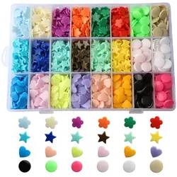 Bunte Kunststoff harz t5 Druckknöpfe Set Verschluss Schnapp zange für DIY handgemachte Baby kleidung Lätzchen Press bolzen Maschine Näh werkzeug