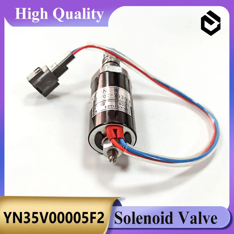 

Rotary Solenoid Valve YN35V00005F2 KWE5K-20/G24D05 for Kato HD820-3 HD1023-3 HD1430-3 Excavator Parts