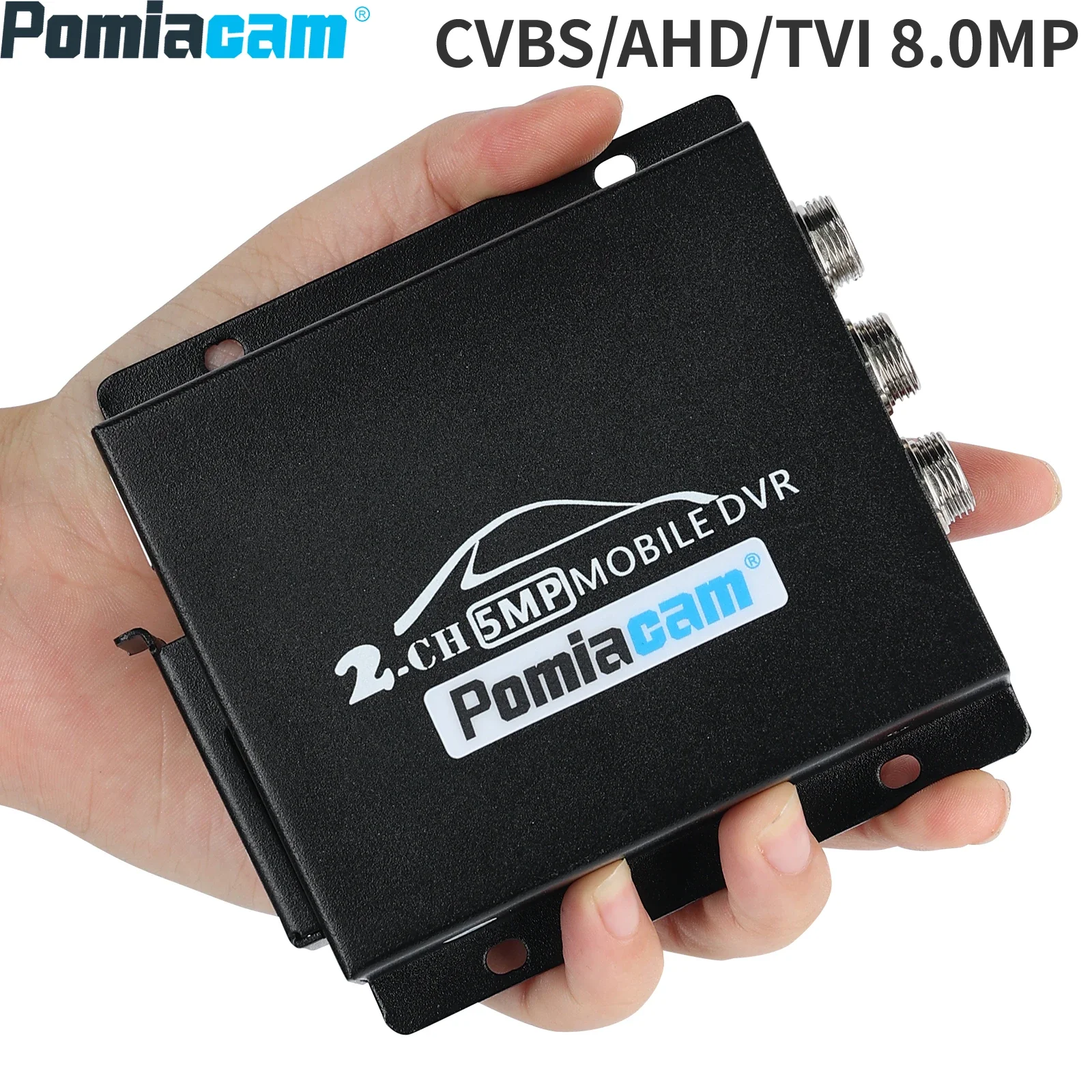 เครื่องบันทึกวิดีโอแบบเคลื่อนที่ได้2ช่องสัญญาณ cvbs/ahd/tvi บันทึกวิดีโอรักษาความปลอดภัย8.0MP เครื่องบันทึกวิดีโอมือถือสำหรับกล้อง AHD 10ชิ้น/ล็อต