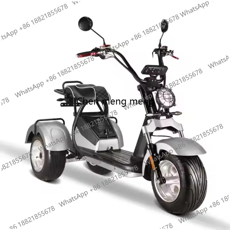 Clark is hot selling Modern Style Fat Tire 60v Golf  Adult 3 Wheel Electric  Tricycle Citycoco with Pedals